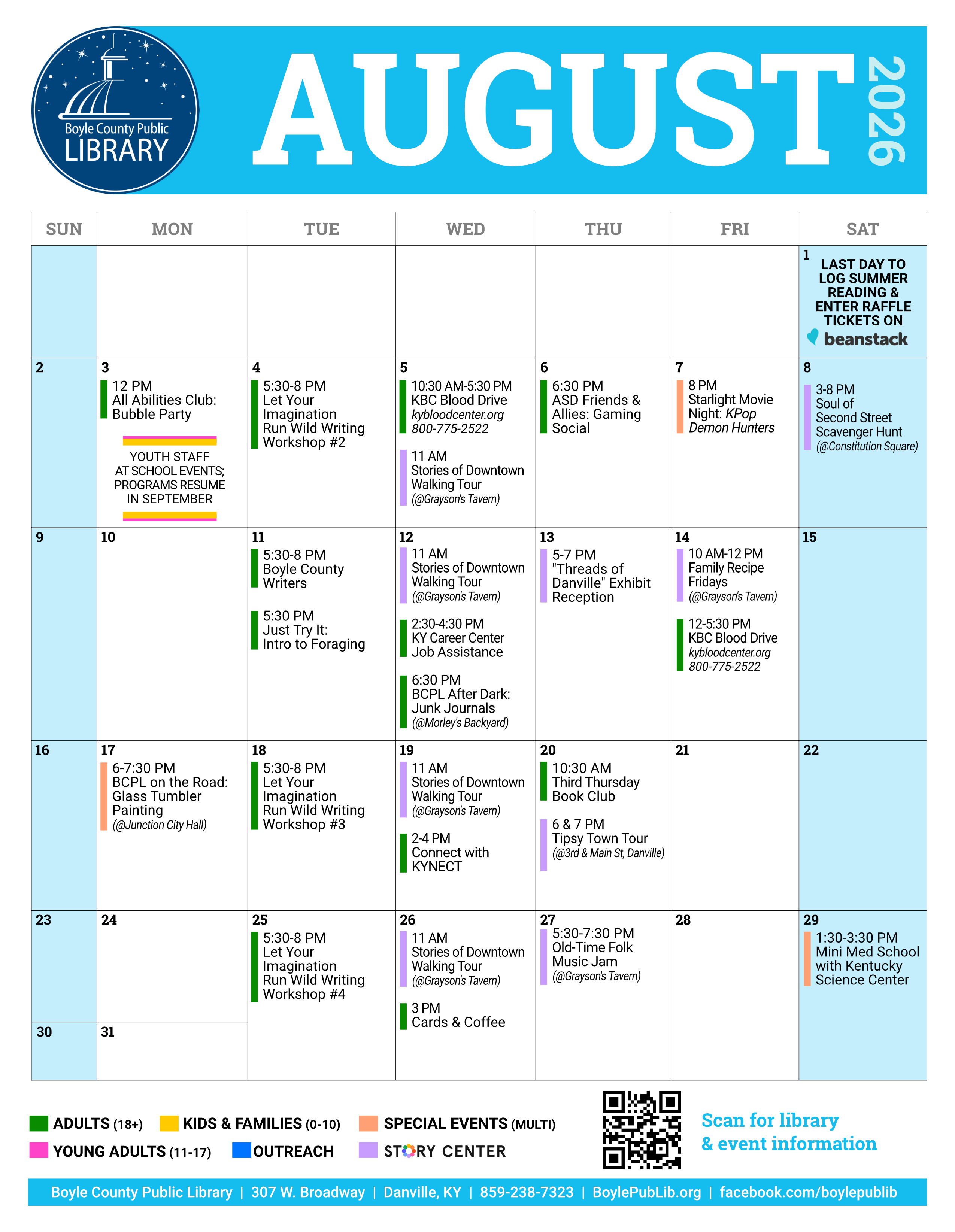 AUGUST 2026 CALENDAR