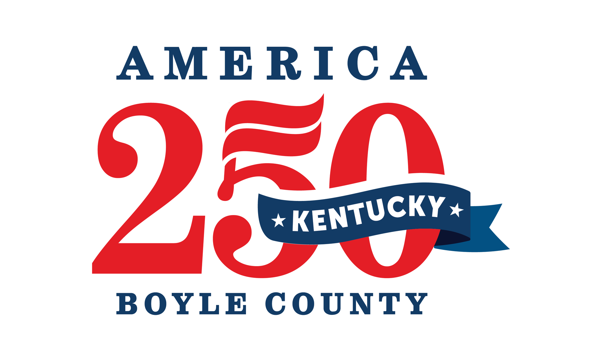 LOGO for America 250 Boyle County.