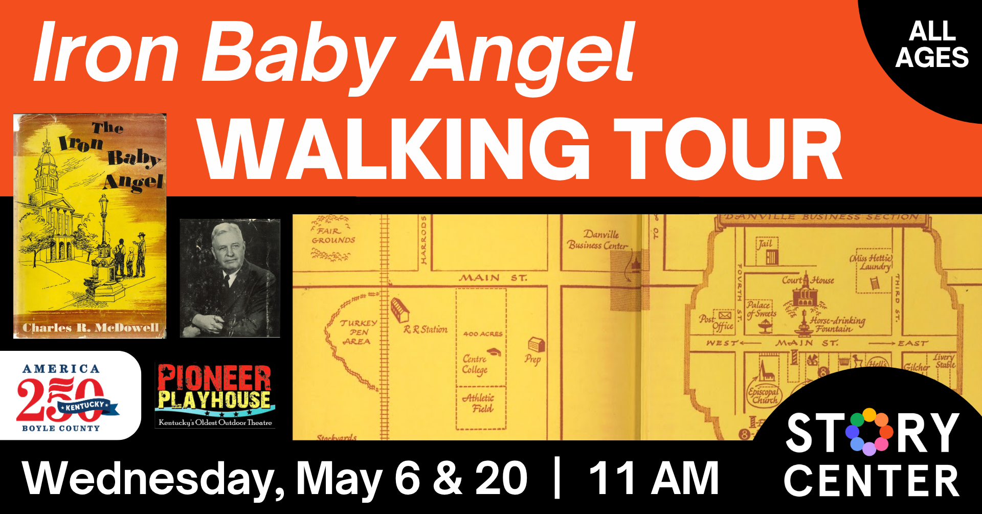 Iron Baby Angel Walking Tour