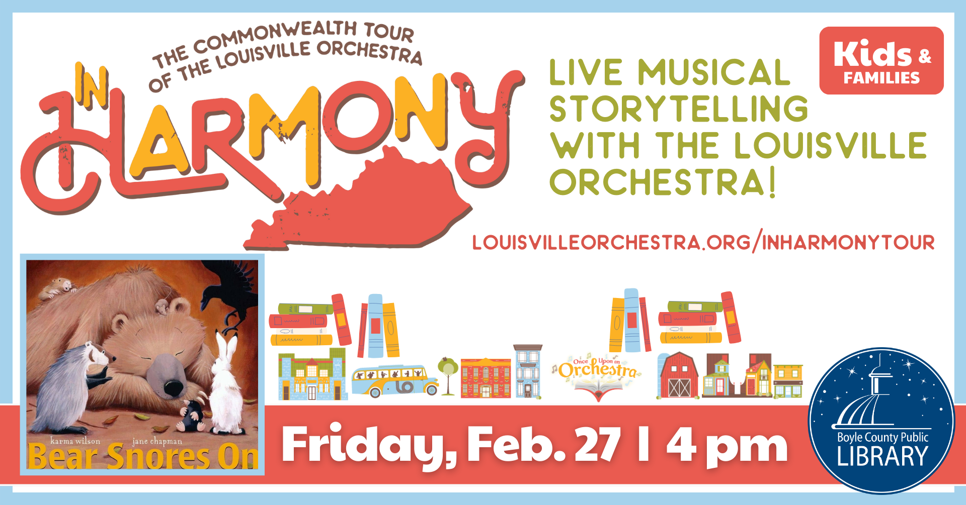 Once Upon an Orchestra with Louisville Orchestra ensemble on Friday February 27 at 4 PM