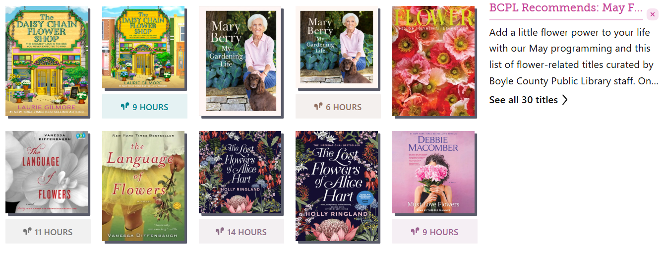 BCPL Recommends: May Flowers