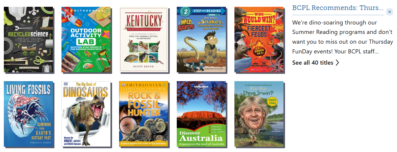 BCPL Recommends: Thursday Funday Extra Reading