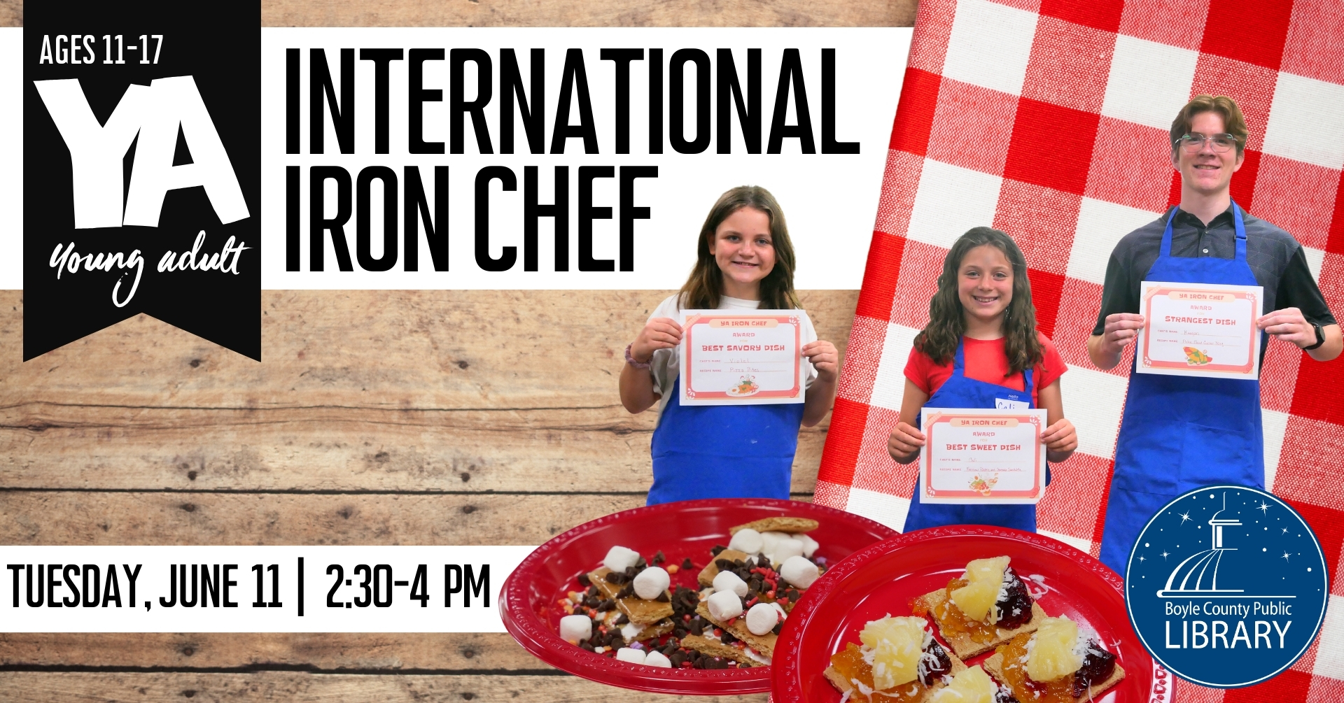 YA International Iron Chef Poster