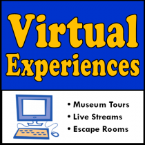Virtual Experiences: Museum Tours, Live Streams, Escape Rooms